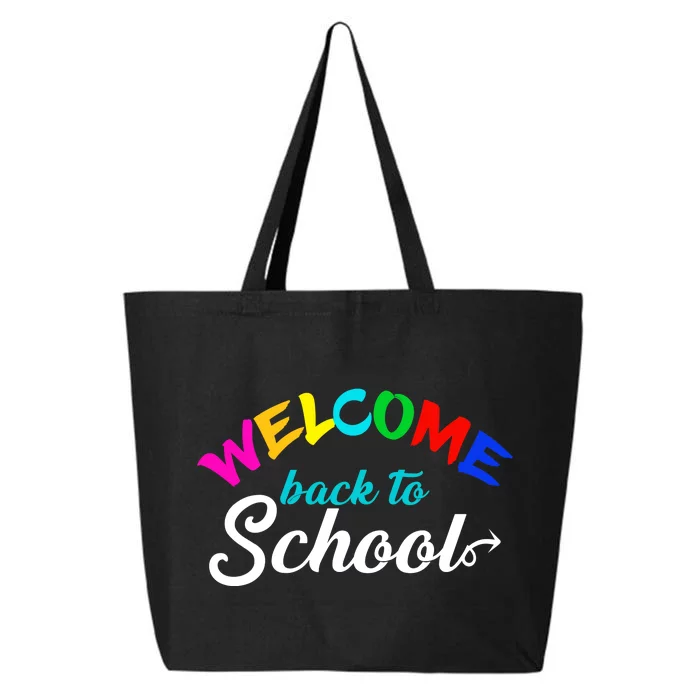 Welcome Back To School Arrow 25L Jumbo Tote