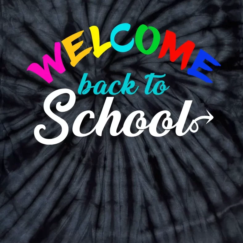 Welcome Back To School Arrow Tie-Dye T-Shirt