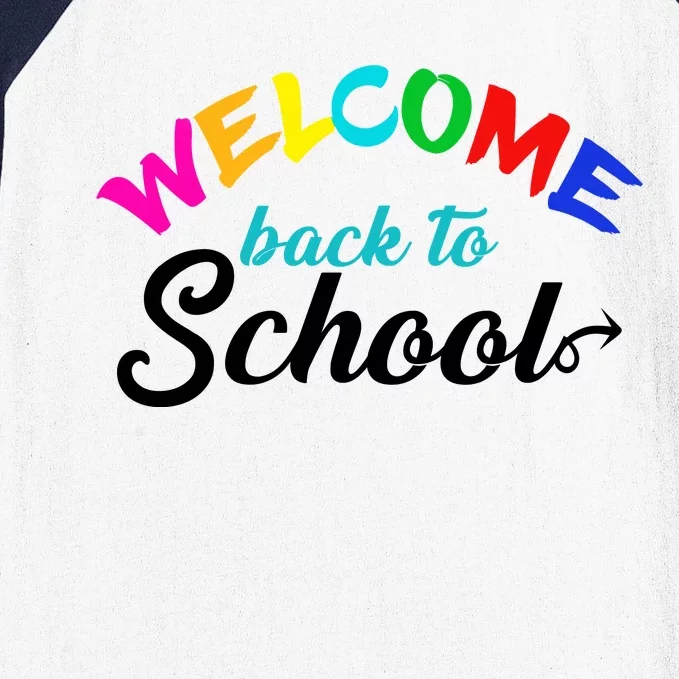 Welcome Back To School Arrow Baseball Sleeve Shirt