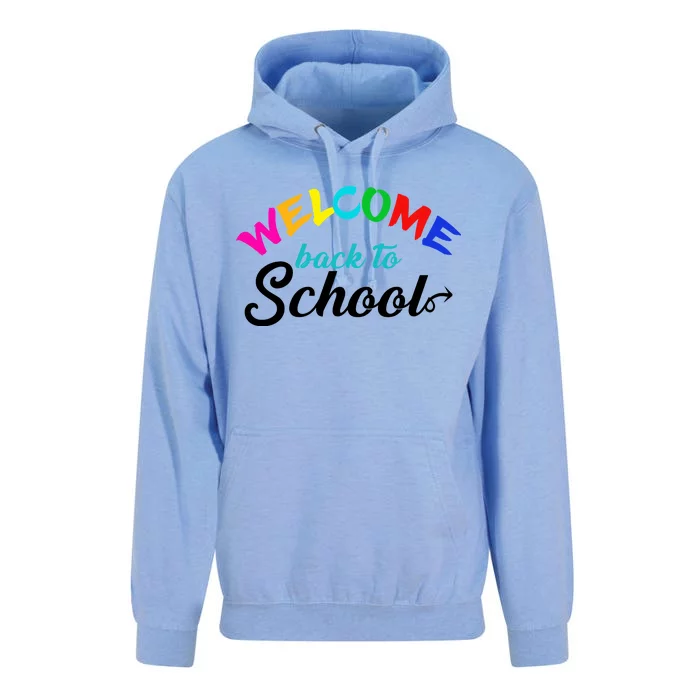 Welcome Back To School Arrow Unisex Surf Hoodie