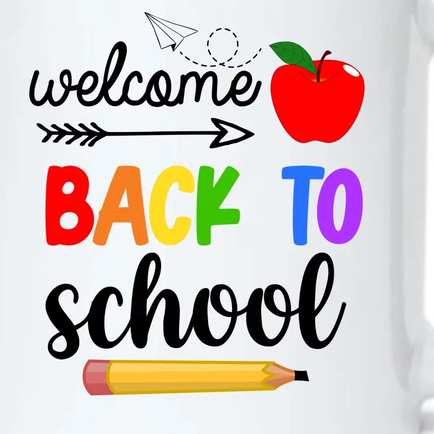 Welcome Back To School Teachers Students Black Color Changing Mug