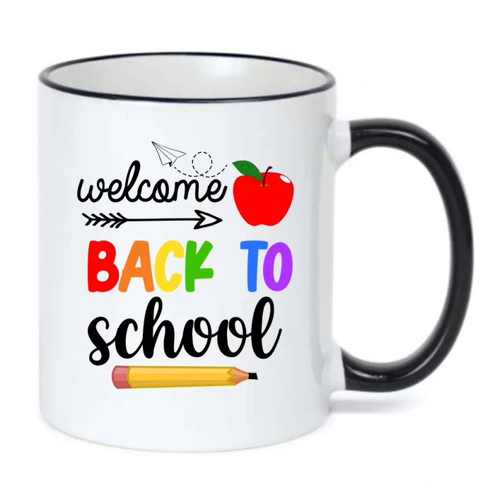 Welcome Back To School Teachers Students Black Color Changing Mug