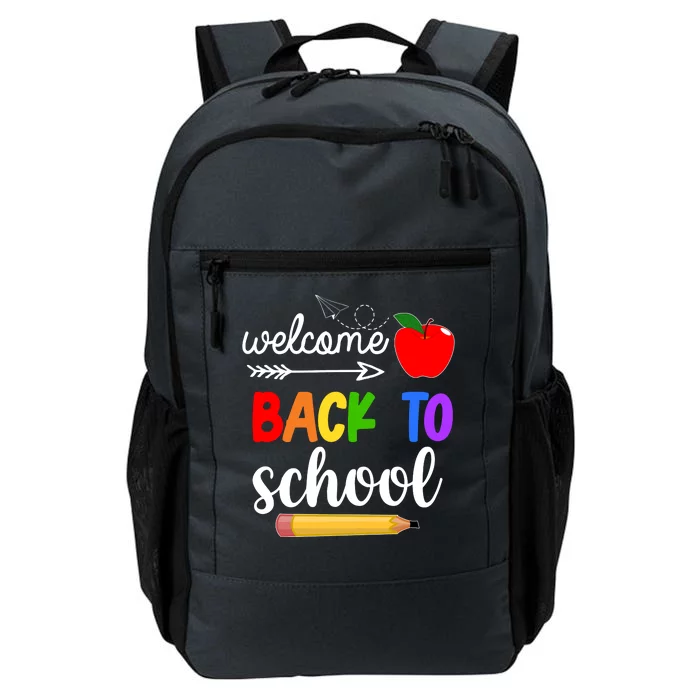 Welcome Back To School Teachers Students Daily Commute Backpack