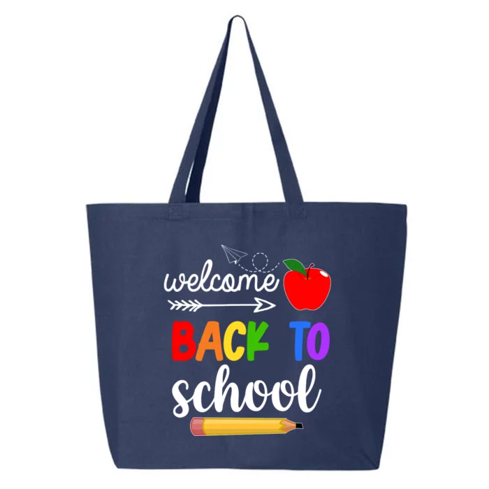 Welcome Back To School Teachers Students 25L Jumbo Tote