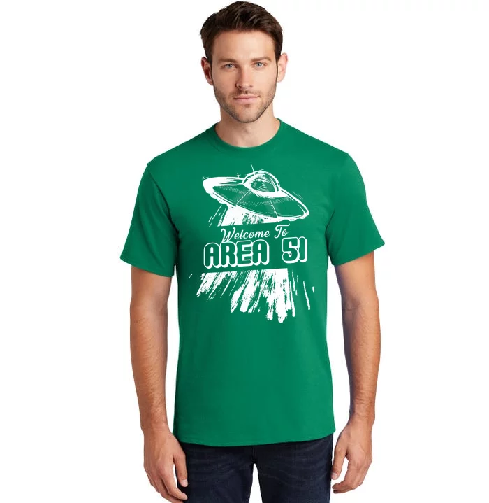 Welcome To Area 51 Tall T-Shirt