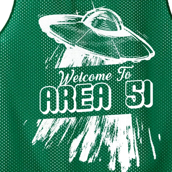 Welcome To Area 51 Mesh Reversible Basketball Jersey Tank