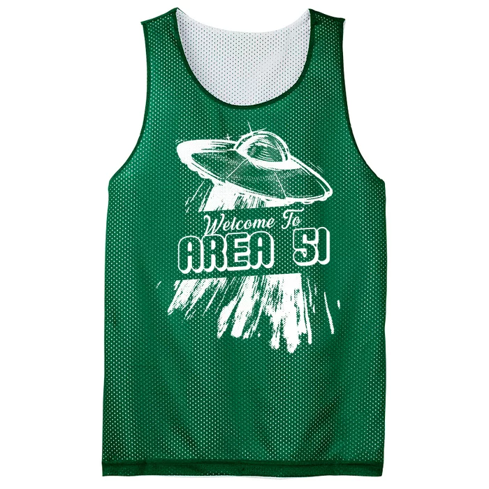 Welcome To Area 51 Mesh Reversible Basketball Jersey Tank