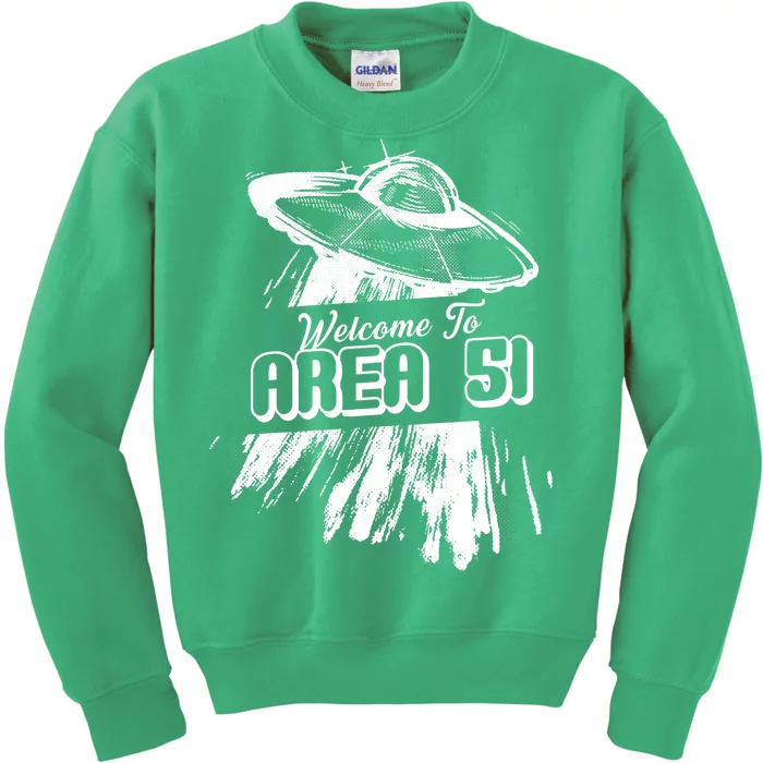 Welcome To Area 51 Kids Sweatshirt