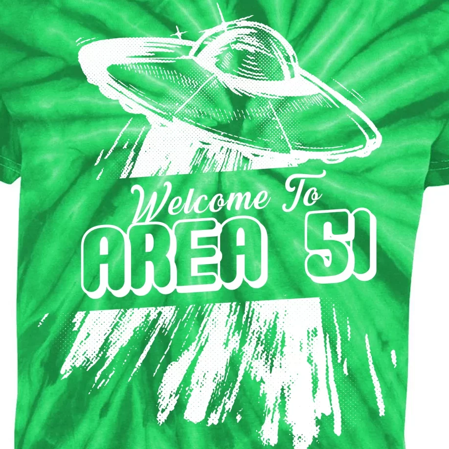 Welcome To Area 51 Kids Tie-Dye T-Shirt