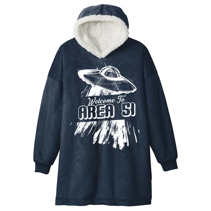 Welcome To Area 51 Hooded Wearable Blanket