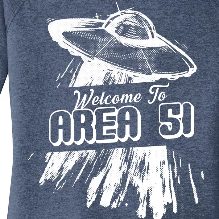 Welcome To Area 51 Women's Perfect Tri Tunic Long Sleeve Shirt