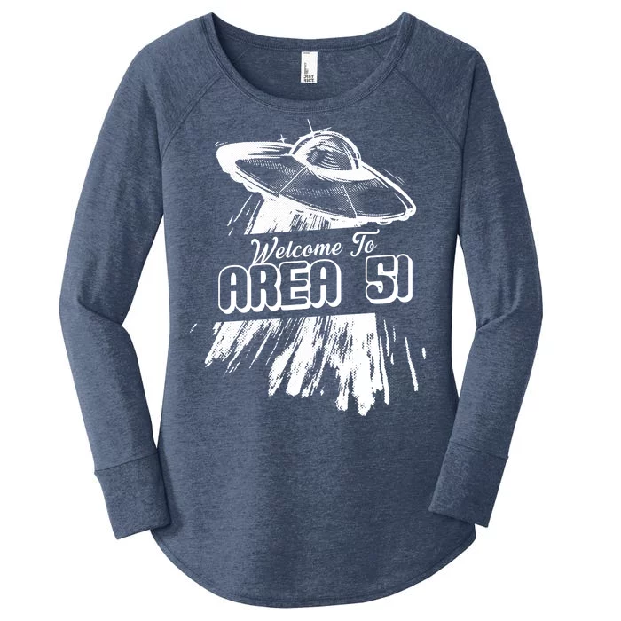 Welcome To Area 51 Women's Perfect Tri Tunic Long Sleeve Shirt