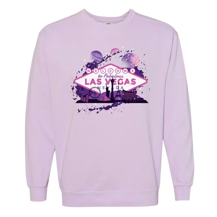 Welcome To Fabulous Las Vegas Garment-Dyed Sweatshirt