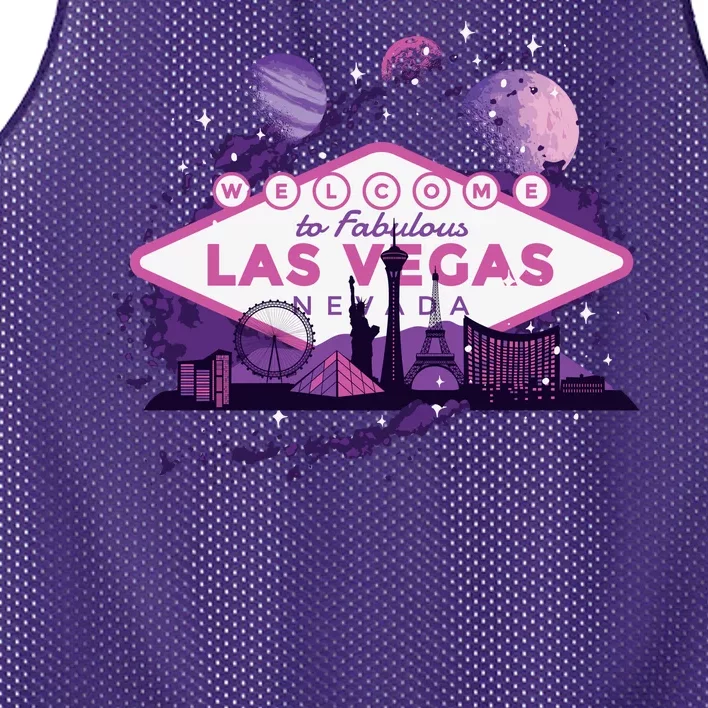 Welcome To Fabulous Las Vegas Mesh Reversible Basketball Jersey Tank