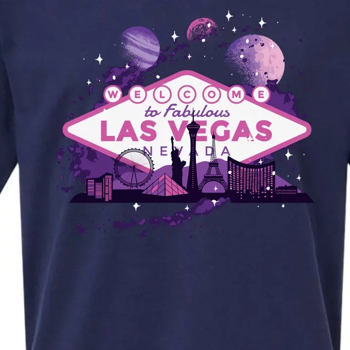 Welcome To Fabulous Las Vegas Sueded Cloud Jersey T-Shirt