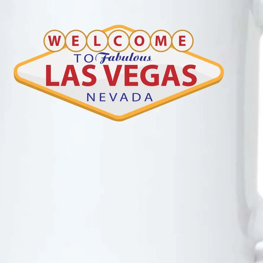 Welcome To Fabulous Las Vegas Sign Black Color Changing Mug