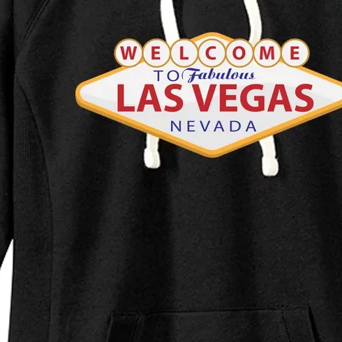 Welcome To Fabulous Las Vegas Sign Women's Fleece Hoodie