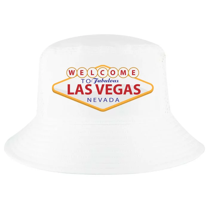 Welcome To Fabulous Las Vegas Sign Cool Comfort Performance Bucket Hat