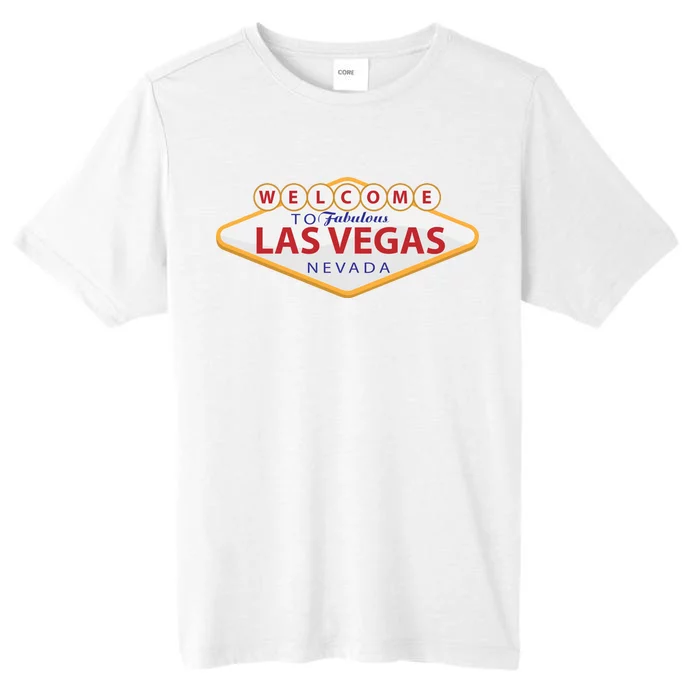 Welcome To Fabulous Las Vegas Sign ChromaSoft Performance T-Shirt