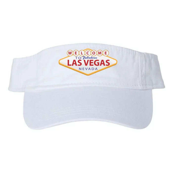 Welcome To Fabulous Las Vegas Sign Valucap Bio-Washed Visor