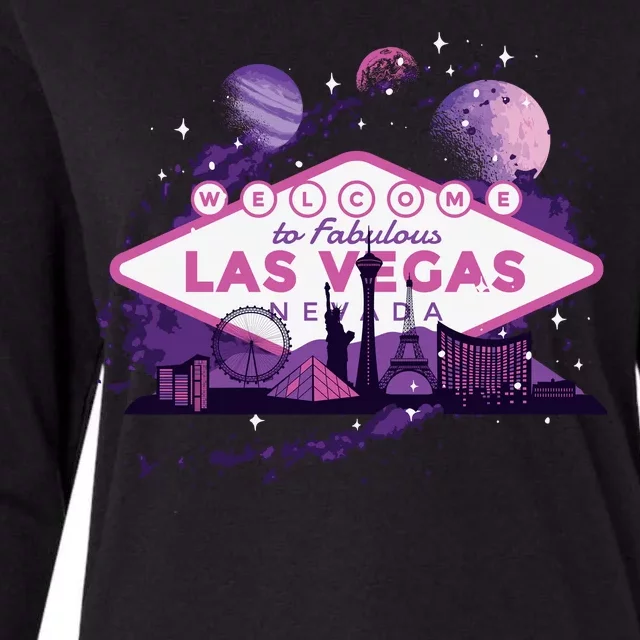 Welcome To Fabulous Las Vegas Universe Womens Cotton Relaxed Long Sleeve T-Shirt