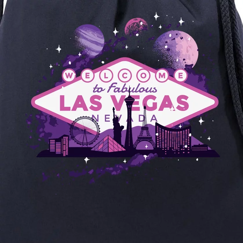 Welcome To Fabulous Las Vegas Universe Drawstring Bag