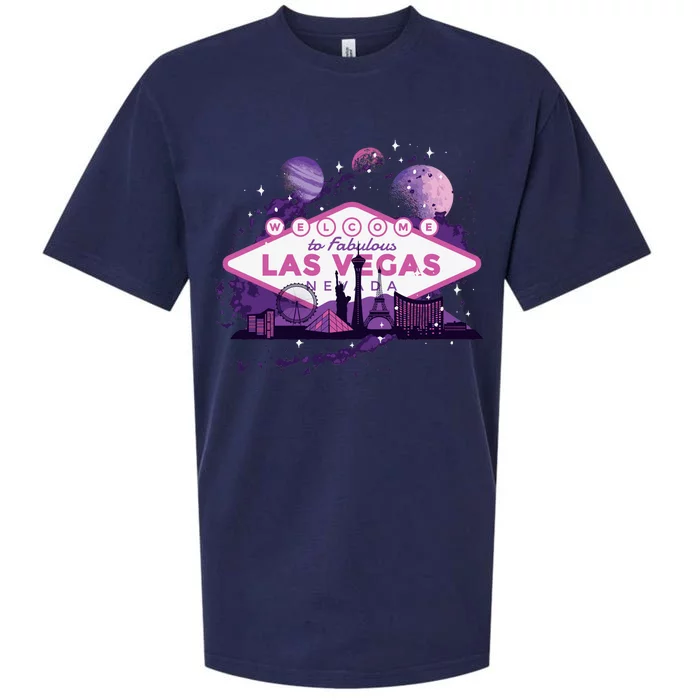 Welcome To Fabulous Las Vegas Universe Sueded Cloud Jersey T-Shirt