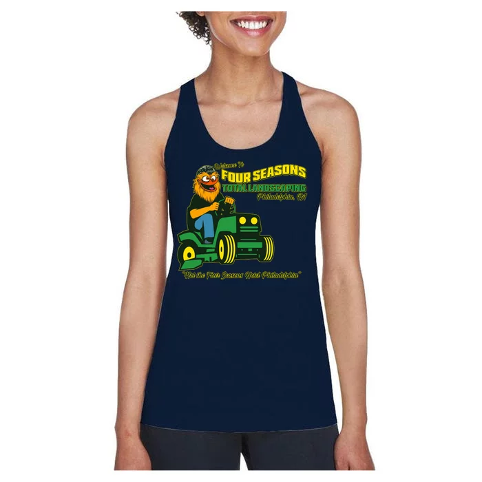 Welcome To Four Season Total Landscaping Philadelphia Women's Racerback Tank