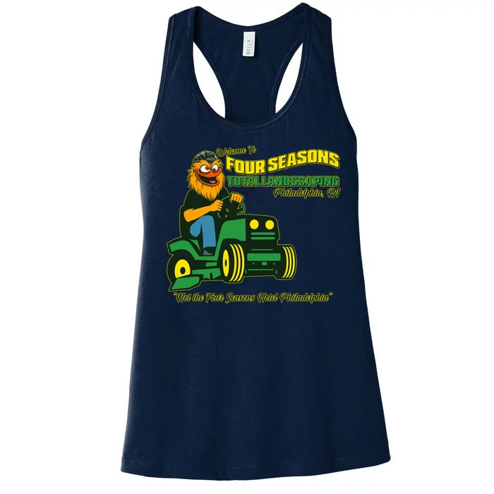 Welcome To Four Season Total Landscaping Philadelphia Women's Racerback Tank