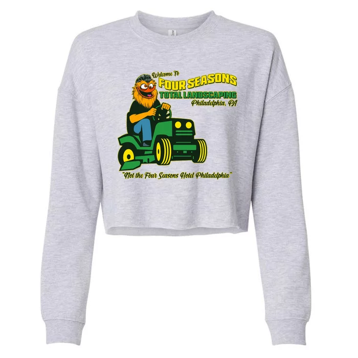 Welcome To Four Season Total Landscaping Philadelphia Cropped Pullover Crew