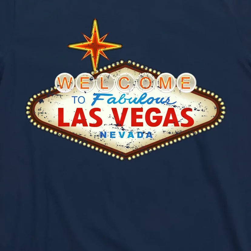 Classic retro welcome to las vegas sign Royalty Free Vector