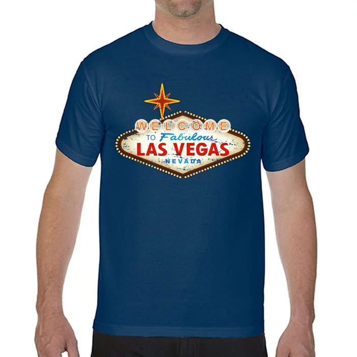 Welcome to Las Vegas Classic Sign Comfort Colors T-Shirt