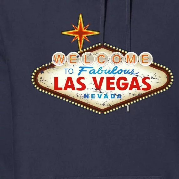 Welcome to Las Vegas Classic Sign Premium Hoodie