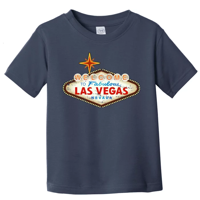 Welcome to Las Vegas Classic Sign Toddler T-Shirt