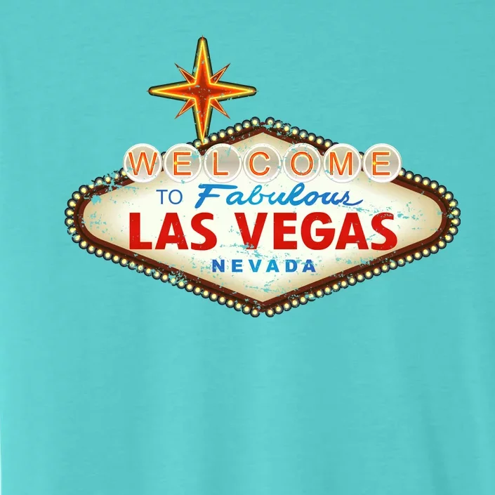 Welcome to Las Vegas Classic Sign ChromaSoft Performance T-Shirt