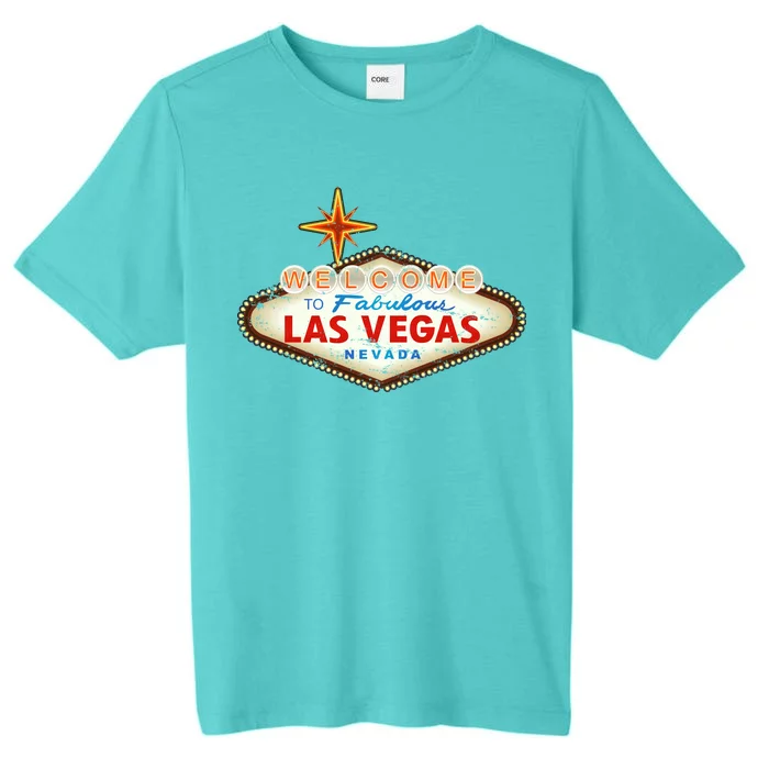 Welcome to Las Vegas Classic Sign ChromaSoft Performance T-Shirt