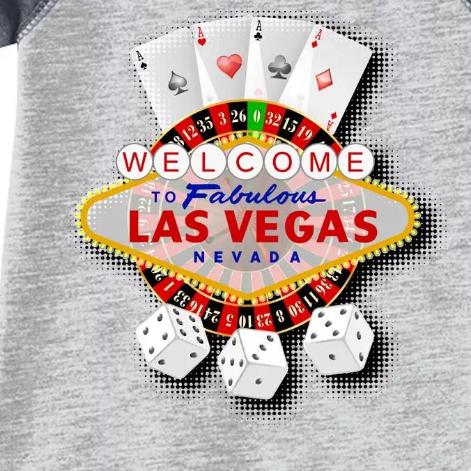 Welcome To Las Vegas Original Logo Infant Baby Jersey Bodysuit