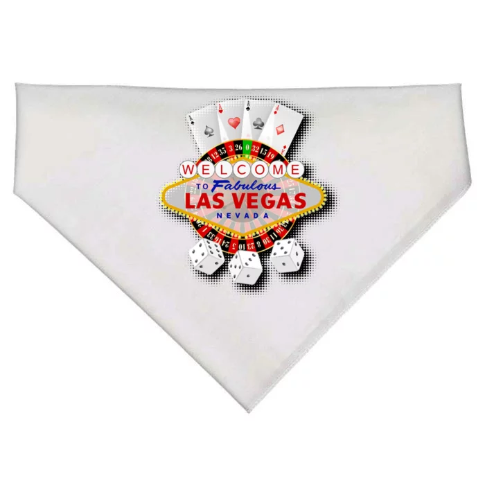 Welcome To Las Vegas Original Logo USA-Made Doggie Bandana