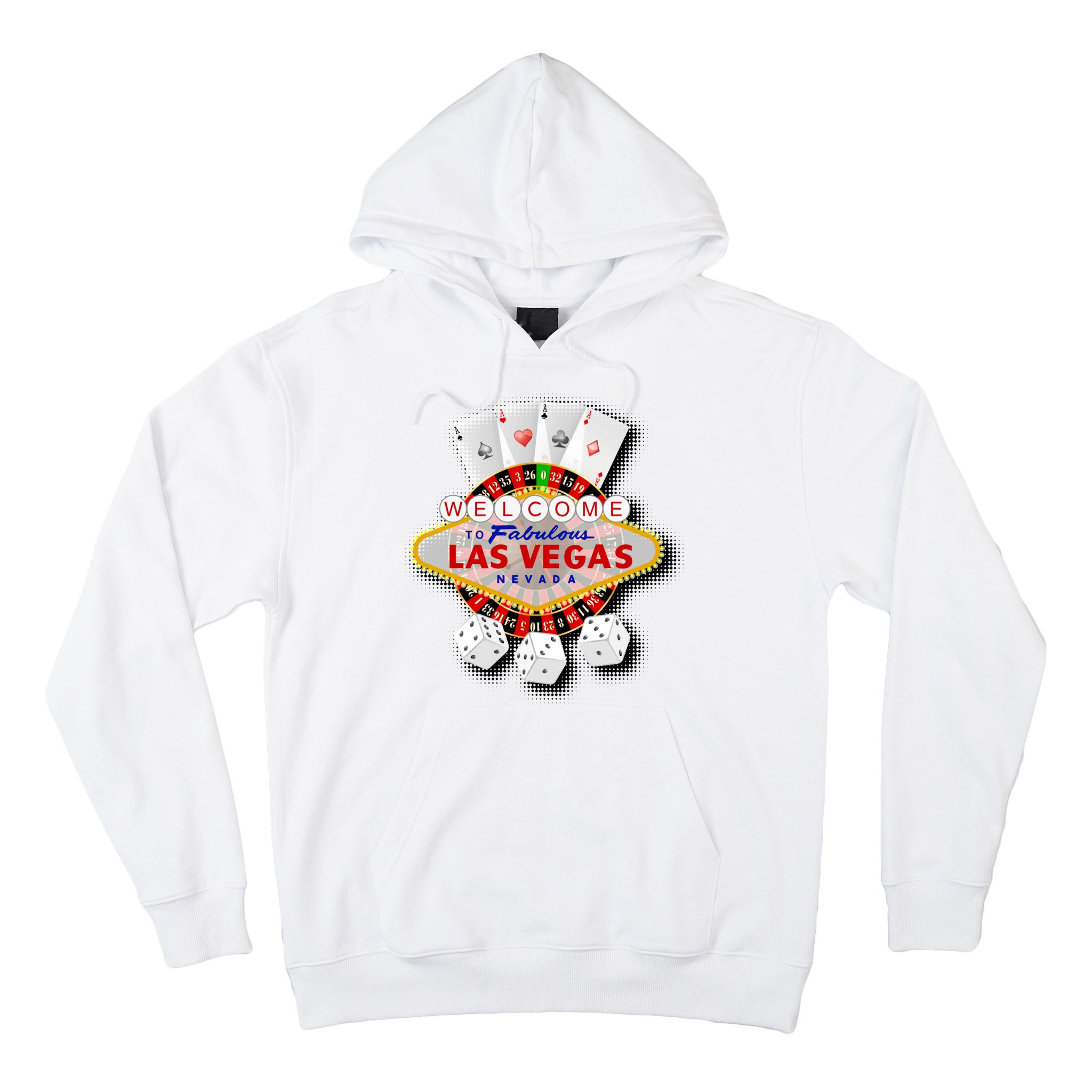 Las Vegas Hoodie Adult Unisex Skyline Las Vegas Nevada 