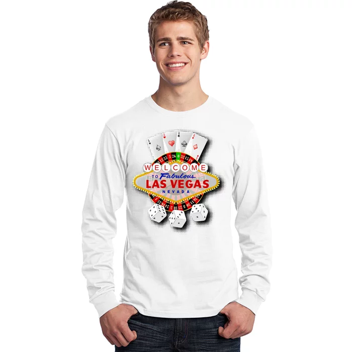 Welcome To Las Vegas Original Logo Long Sleeve Shirt