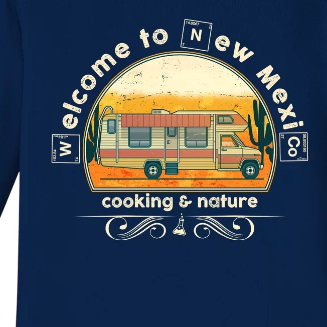 Welcome To New Mexico Cooking Nature Baby Long Sleeve Bodysuit