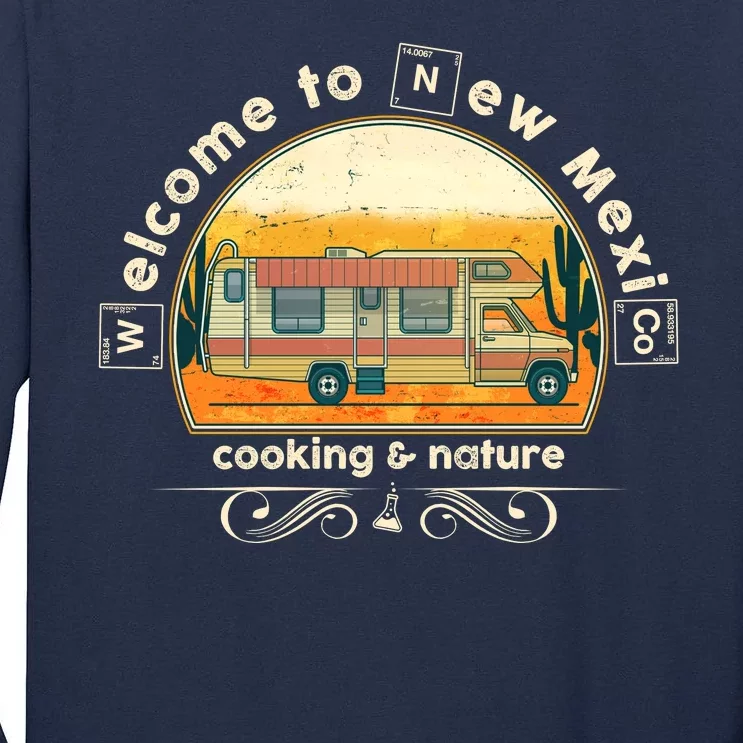 Welcome To New Mexico Cooking Nature Tall Long Sleeve T-Shirt