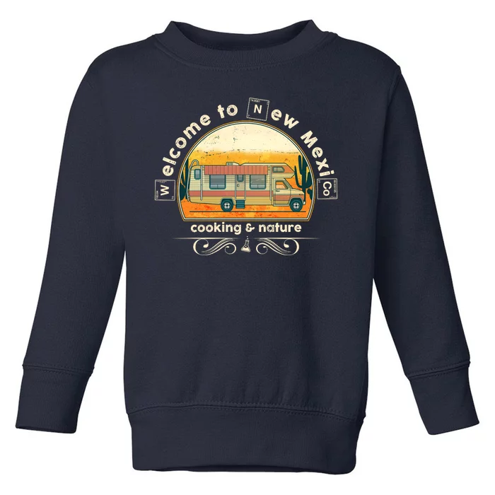 Welcome To New Mexico Cooking Nature Toddler Sweatshirt