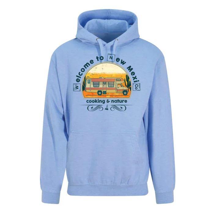 Welcome To New Mexico Cooking Nature Unisex Surf Hoodie