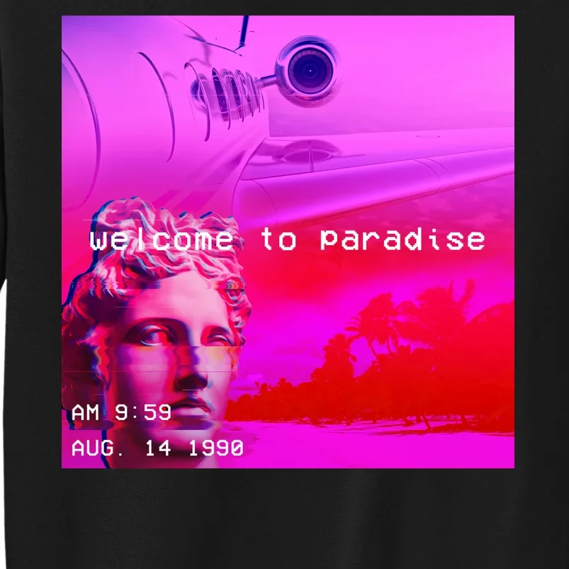 Welcome To Paradise Vaporwave Sweatshirt