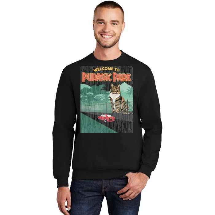 Welcome To Purassic Park Tall Sweatshirt