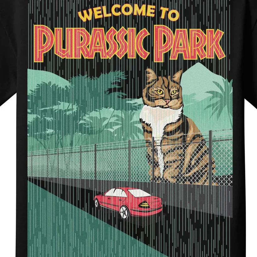 Welcome To Purassic Park Kids T-Shirt