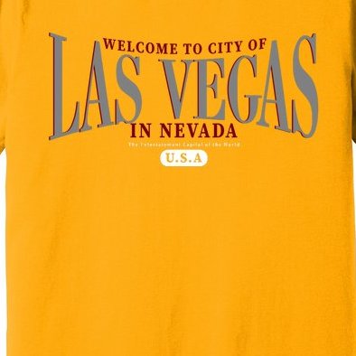 Welcome to the city of Las Vegas in Nevada Premium T-Shirt