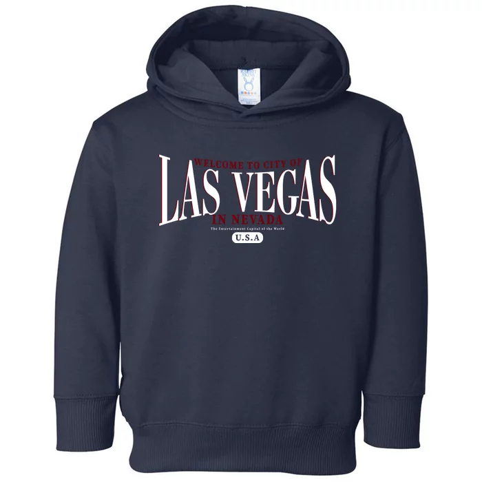 Welcome to the city of Las Vegas in Nevada Toddler Hoodie