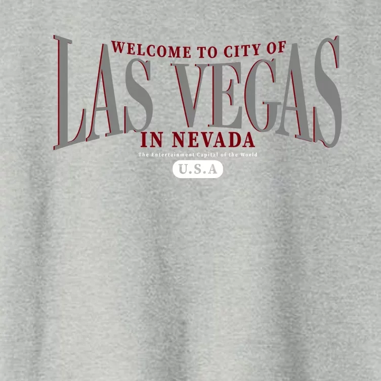 Welcome to the city of Las Vegas in Nevada Women's Crop Top Tee